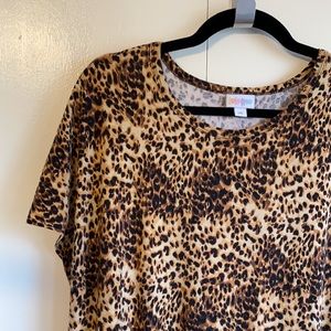 🐆 2X LuLaRoe Maria maxi dress in leopard 🐆